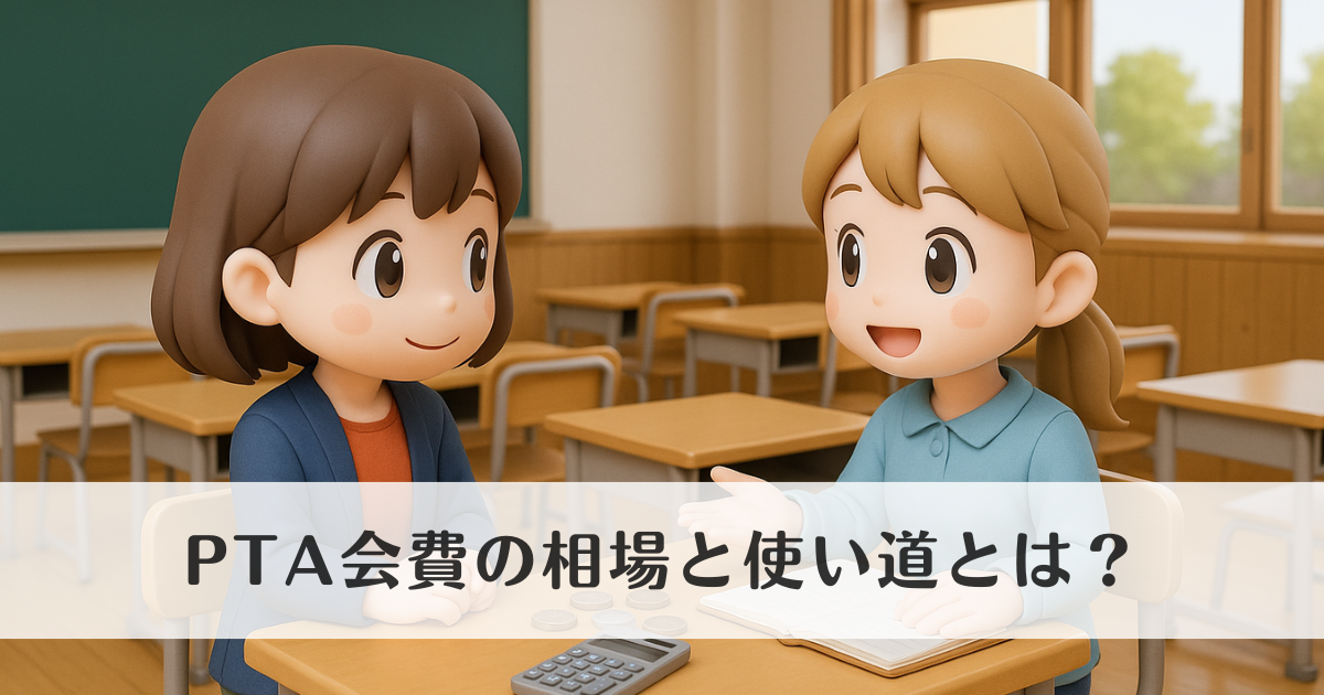 PTA会費はいくらが普通？主な使い道とよくある疑問をチェック