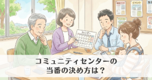 コミュニティセンターの当番の決め方は?無理なく回す方法とシフト調整のコツ