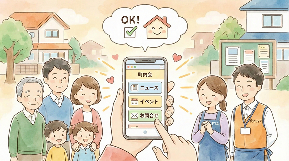 町内会・自治会、PTA、子ども会などの情報発信
