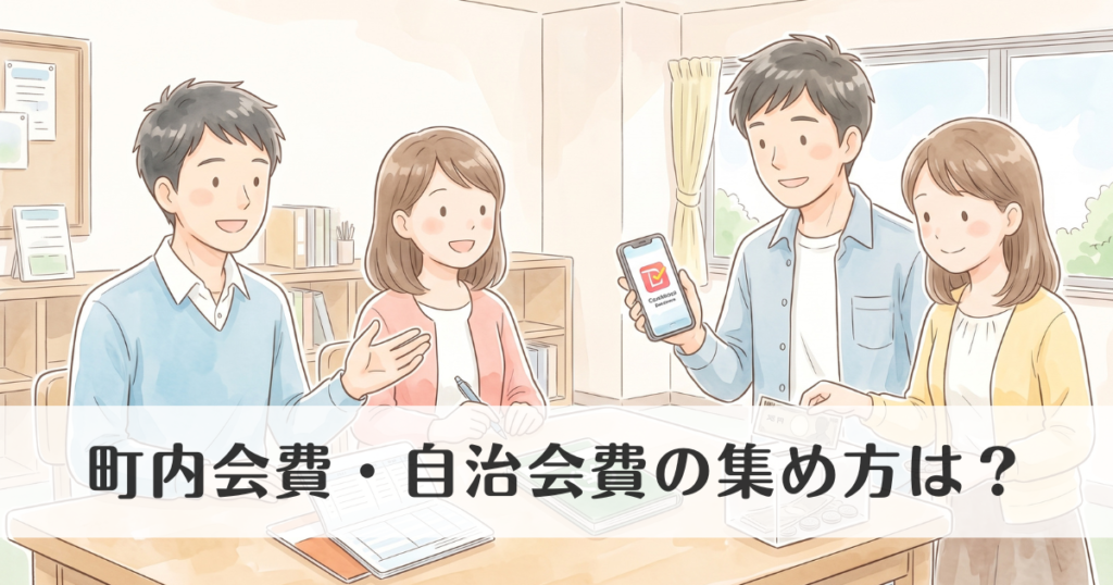 町内会費・自治会費の集め方は？現金・銀行振込・口座振替・キャッシュレスを比較