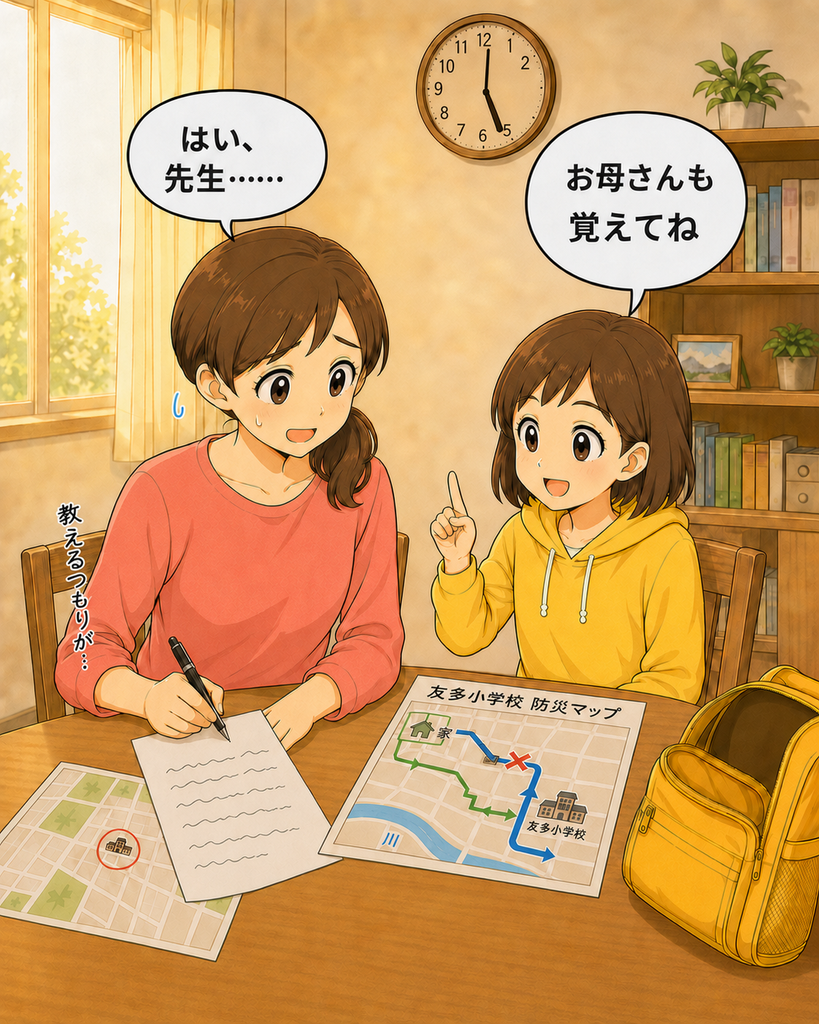 「子どもから『お母さんも覚えてね』と言われ、教える側だった小想田さんが教わる側になるオチ」
