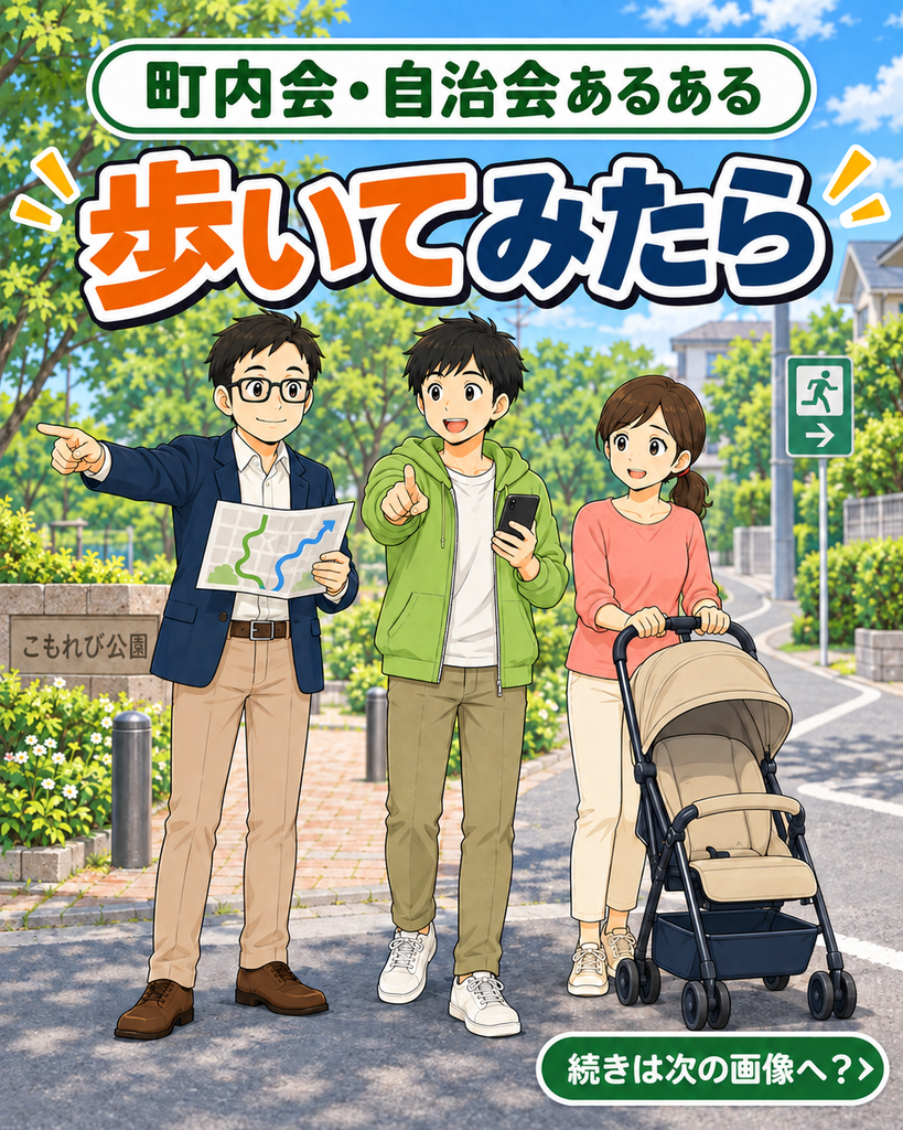 【町内会・自治会あるある #35】歩いてみたら
