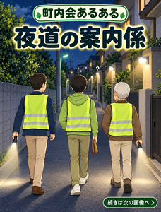 【町内会・自治会あるある #37】夜道の案内係
