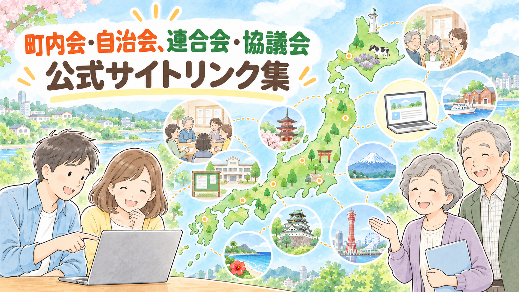 全国の地域団体 公式サイトリンク集
