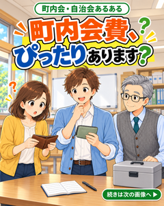 【町内会・自治会あるある #50】町内会費、ぴったりあります？
